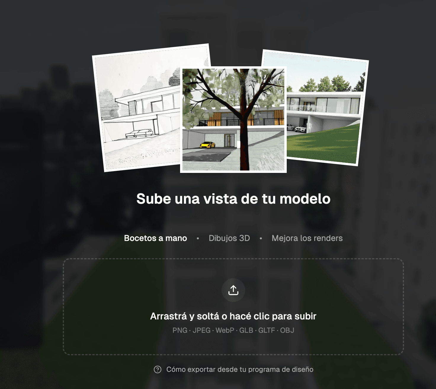 Sube una vista de tu modelo