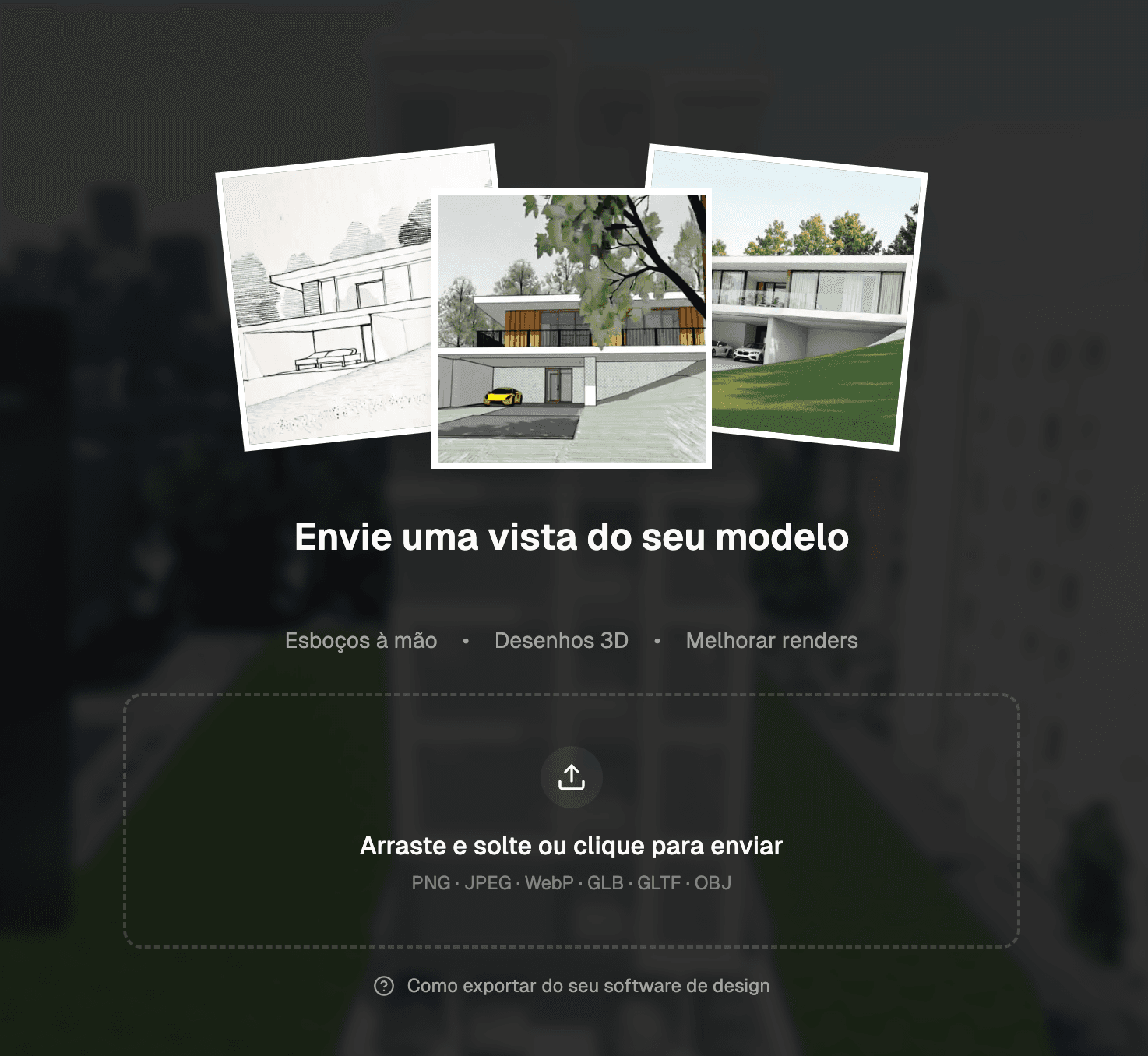 Envie uma vista do seu modelo