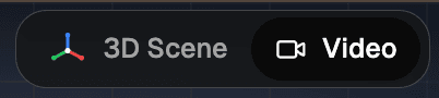 Video tab at the top of the editor