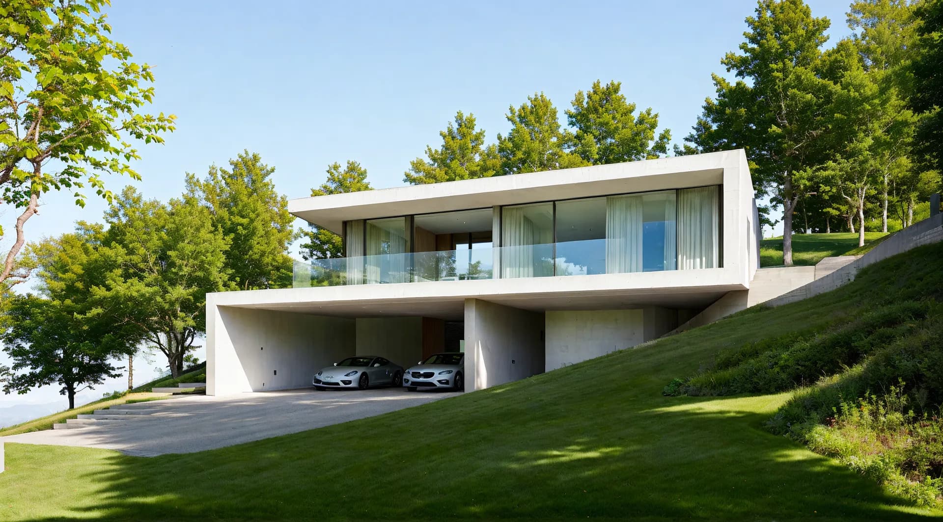Render fotorrealista generado a partir de una entrada arquitectónica en Render a House
